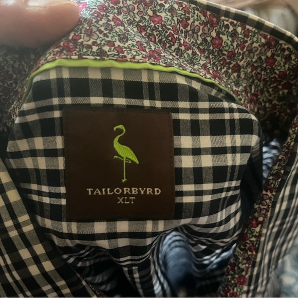 TAILORED Plaid Button Down Shirt X Size : XLT - Picture 3 of 3